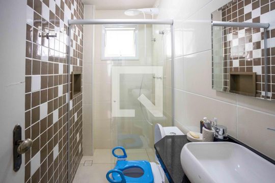 Banheiro Social de apartamento à venda com 2 quartos, 184m² em Centro, Diadema