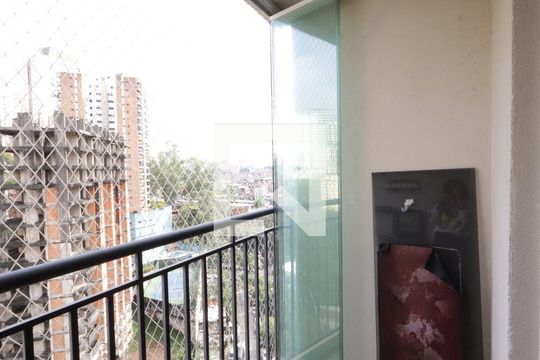 Varanda da Sala de apartamento à venda com 2 quartos, 59m² em Jardim Parque Morumbi, São Paulo