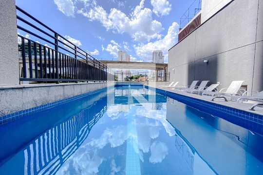 Área comum - Piscina de apartamento para alugar com 1 quarto, 29m² em Vila Independência, São Paulo