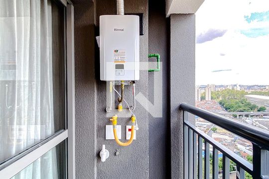 Varanda da Sala de apartamento para alugar com 1 quarto, 29m² em Vila Independência, São Paulo