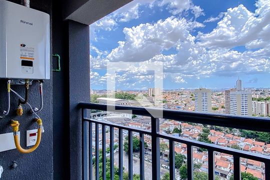 Varanda da Sala de apartamento para alugar com 1 quarto, 29m² em Vila Independência, São Paulo