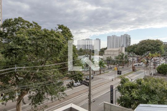 Vista da Varanda de kitnet/studio para alugar com 1 quarto, 20m² em Santo Amaro, São Paulo