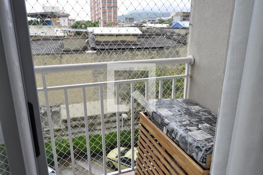 Varanda da Sala de apartamento à venda com 2 quartos, 55m² em Cachambi, Rio de Janeiro
