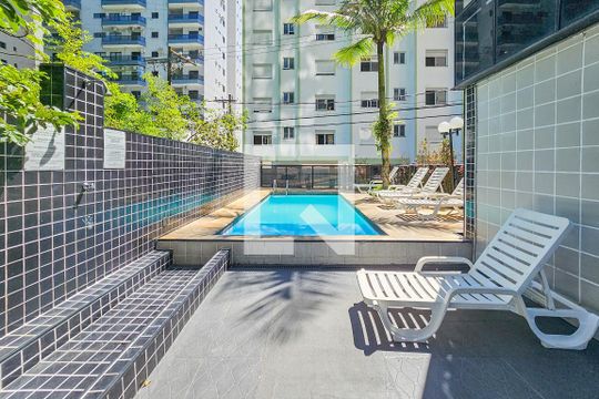 Área de lazer de apartamento para alugar com 3 quartos, 176m² em Barra Funda, Guarujá