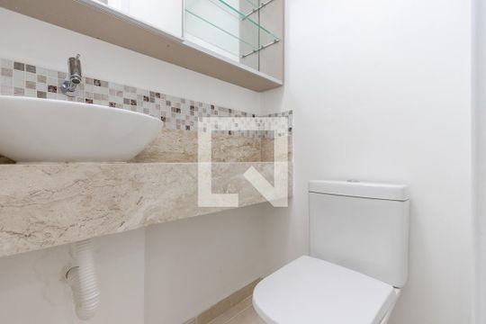 Lavabo de apartamento à venda com 1 quarto, 47m² em Jardim Aeroporto, São Paulo