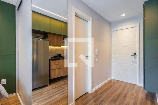 Cozinha de apartamento à venda com 1 quarto, 27m² em Pinheiros, São Paulo