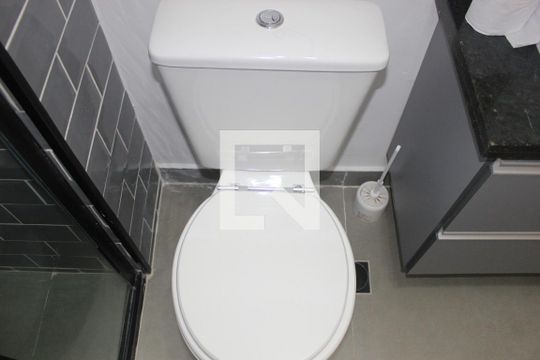 Banheiro de apartamento para alugar com 2 quartos, 36m² em Vila das Bandeiras, Guarulhos