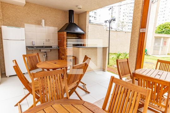 Área comum - Churrasqueira de apartamento para alugar com 2 quartos, 50m² em Brás, São Paulo