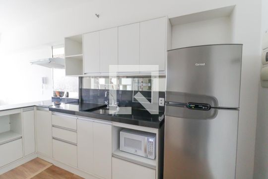 Cozinha de kitnet/studio à venda com 1 quarto, 48m² em Centro, Jundiaí