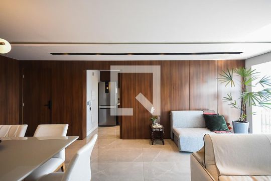 Sala de apartamento para alugar com 2 quartos, 87m² em Jardim Caboré, São Paulo