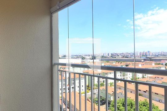 Sala - Varanda de apartamento para alugar com 2 quartos, 55m² em Utinga, Santo André