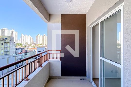Varanda da Sala de apartamento à venda com 2 quartos, 55m² em Mooca, São Paulo