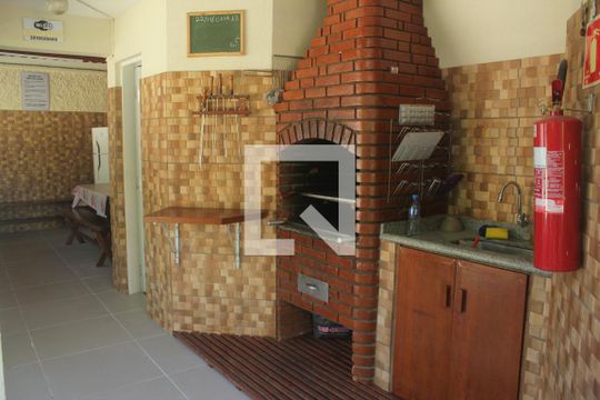 Área comum - Churrasqueira de casa de condomínio para alugar com 2 quartos, 86m² em Socorro, São Paulo