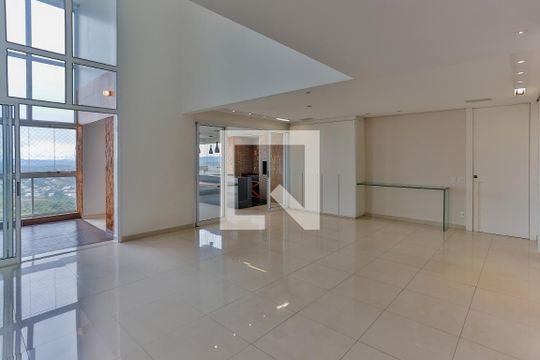 Sala de apartamento à venda com 3 quartos, 220m² em Vila Castela, Nova Lima