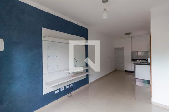 Sala e Cozinha de casa de condomínio à venda com 2 quartos, 71m² em Parque Boturussu, São Paulo