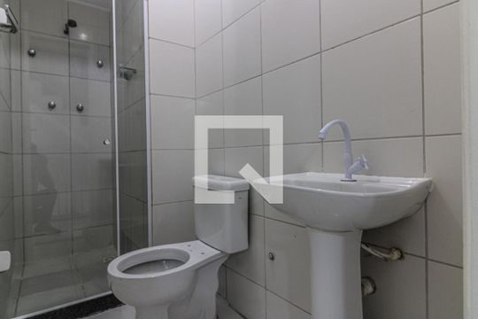 Banheiro Social de casa de condomínio para alugar com 3 quartos, 110m² em Recreio dos Bandeirantes, Rio de Janeiro