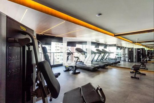 Área comum - Academia de kitnet/studio para alugar com 1 quarto, 30m² em Itaim Bibi, São Paulo