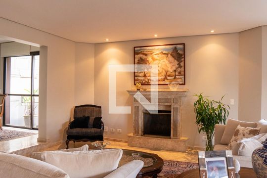 Sala de apartamento para alugar com 4 quartos, 312m² em Santa Cecília, São Paulo
