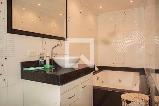 Banheiro da Suíte 1 de casa de condomínio à venda com 3 quartos, 167m² em Planalto Paulista, São Paulo