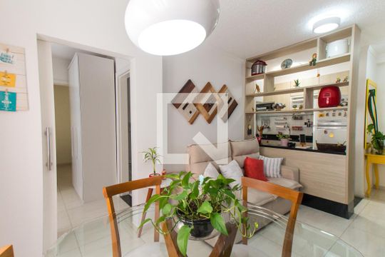 Sala   de apartamento à venda com 2 quartos, 46m² em Jardim Leonor Mendes de Barros, São Paulo