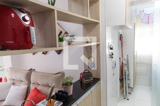 Cozinha de apartamento à venda com 2 quartos, 46m² em Jardim Leonor Mendes de Barros, São Paulo