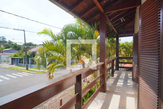varanda da suite de casa à venda com 3 quartos, 360m² em Feitoria, São Leopoldo
