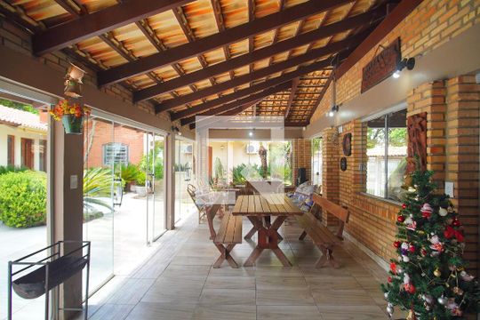 Área comum - Salão de festas de casa à venda com 3 quartos, 350m² em Guarani, Novo Hamburgo