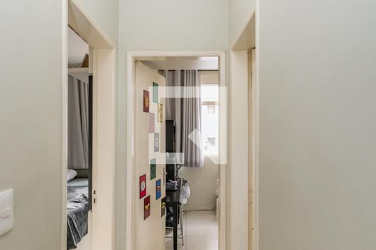 Corredor de apartamento à venda com 2 quartos, 55m² em Jardim America, Belo Horizonte