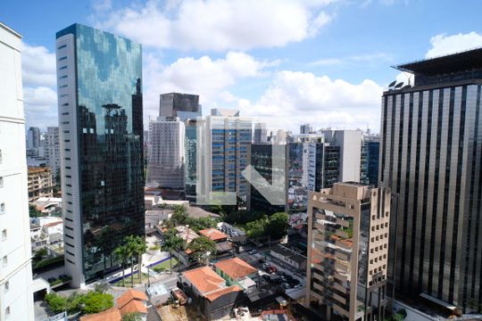 Vista da Varanda de kitnet/studio para alugar com 1 quarto, 36m² em Pinheiros, São Paulo