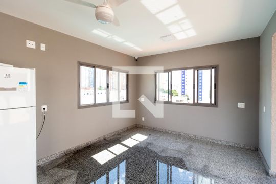 Área comum - Churrasqueira de kitnet/studio para alugar com 1 quarto, 25m² em Vila Gomes Cardim, São Paulo