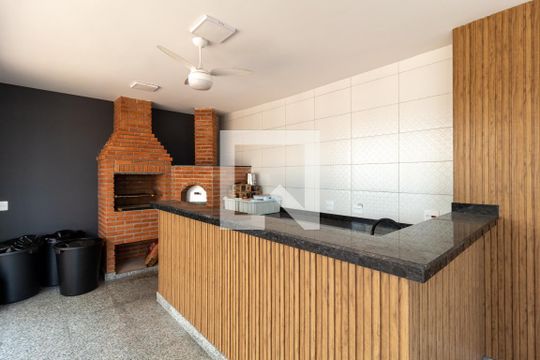 Área comum - Churrasqueira de kitnet/studio para alugar com 1 quarto, 25m² em Vila Gomes Cardim, São Paulo