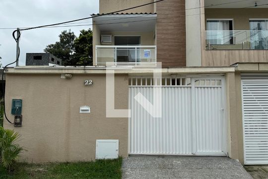 Fachada de casa de condomínio à venda com 2 quartos, 100m² em Vargem Grande, Rio de Janeiro