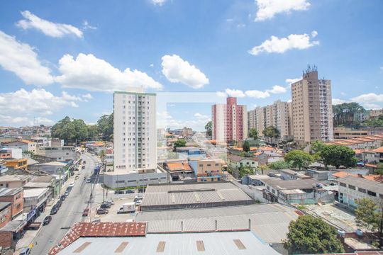 Vista da varanda da sala  de apartamento à venda com 2 quartos, 52m² em Centro, Diadema