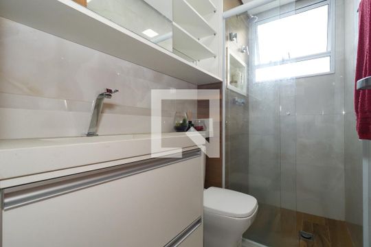 Banheiro de apartamento à venda com 2 quartos, 45m² em Parque Reboucas, São Paulo