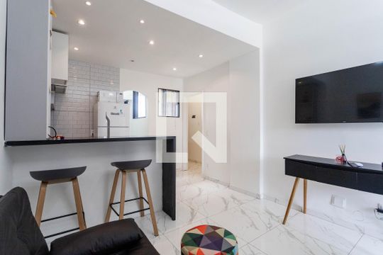 Sala de apartamento à venda com 1 quarto, 50m² em Centro, Rio de Janeiro