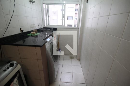 Cozinha e Área de Serviço de apartamento à venda com 2 quartos, 64m² em Harmonia, Canoas