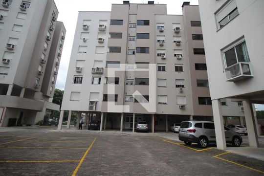 Fachada do bloco de apartamento à venda com 2 quartos, 64m² em Harmonia, Canoas