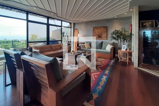 Sala de apartamento à venda com 5 quartos, 336m² em Barra da Tijuca, Rio de Janeiro