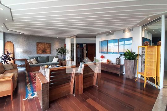 Sala de apartamento à venda com 5 quartos, 336m² em Barra da Tijuca, Rio de Janeiro