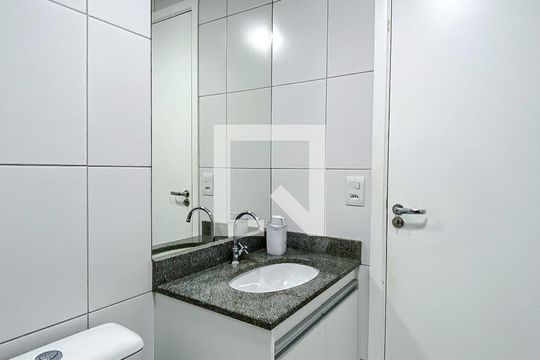 Banheiro da Suíte de apartamento para alugar com 1 quarto, 33m² em Brás, São Paulo