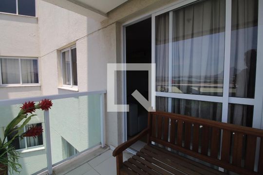 Varanda da Sala de apartamento para alugar com 2 quartos, 77m² em Vargem Grande, Rio de Janeiro