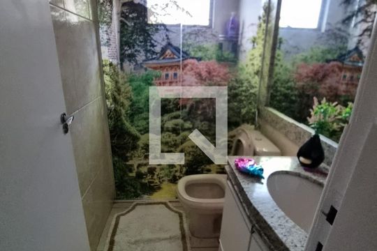 Banheiro de apartamento à venda com 3 quartos, 192m² em Castelo, Belo Horizonte