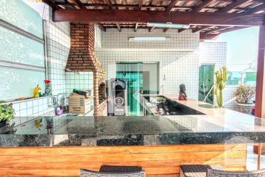 Terraço de apartamento à venda com 3 quartos, 192m² em Castelo, Belo Horizonte
