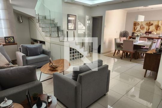 Sala de apartamento à venda com 3 quartos, 192m² em Castelo, Belo Horizonte