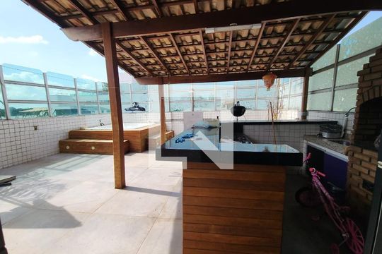 Terraço de apartamento à venda com 3 quartos, 192m² em Castelo, Belo Horizonte