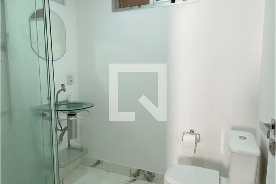 Banheiro Corredor de apartamento à venda com 3 quartos, 110m² em Alphaville Centro Industrial E Empresarial/alphaville., Barueri