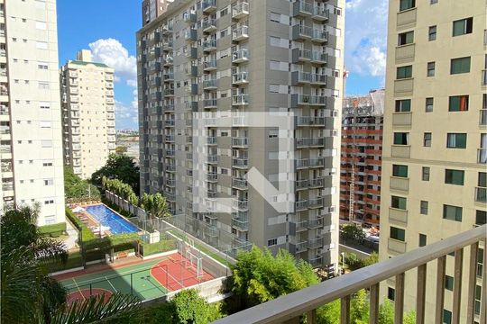 Vista da Sala de apartamento à venda com 3 quartos, 110m² em Alphaville Centro Industrial E Empresarial/alphaville., Barueri