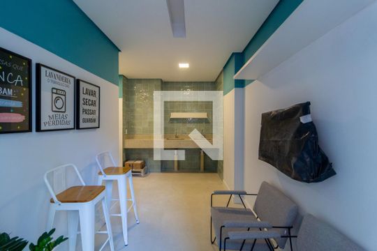 Área comum de apartamento para alugar com 1 quarto, 34m² em Canindé, São Paulo