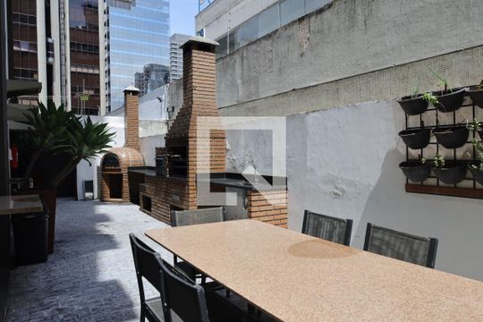 Área comum - Salão de festas de apartamento para alugar com 2 quartos, 99m² em Moema, São Paulo