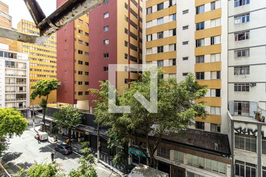 Vista do Studio de kitnet/studio para alugar com 1 quarto, 28m² em Vila Buarque, São Paulo